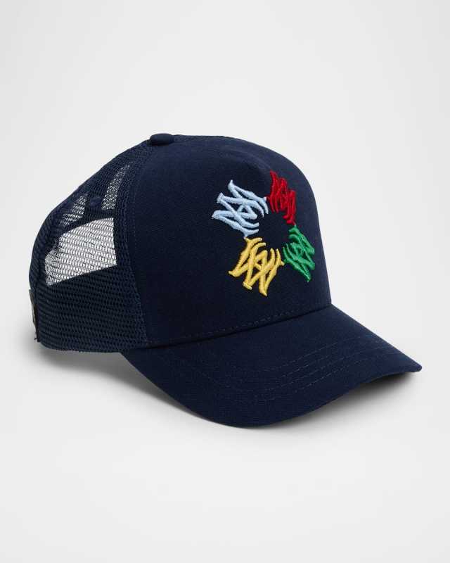 Kid's Scribble MA Logo Quad Trucker Hat